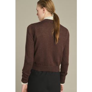 SOEUR - CARDIGAN GRIFFITH | MARRON
