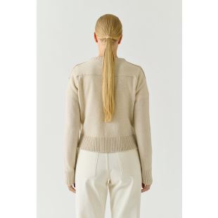 SOEUR - CARDIGAN VIRGINIA | ÉCRU