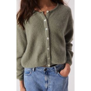AMERICAN VINTAGE - CARDIGAN VITOW | KAKI MULTI