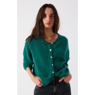 AMERICAN VINTAGE - CARDIGAN VITOW | CANARD CHINÉ