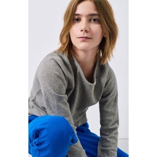 AMERICAN VINTAGE - TEE SHIRT ENFANT SONOMA | GRIS CHINÉ
