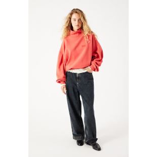 AMERICAN VINTAGE - SWEAT JITBAY COL MONTANT | VERMILLON VINTAGE