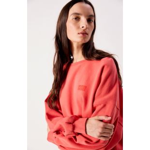 AMERICAN VINTAGE - SWEAT JITBAY COL ROND | VERMILLON VINTAGE