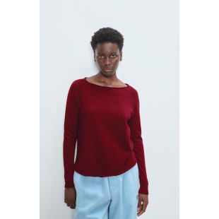 AMERICAN VINTAGE - TEE SONOMA ML COL BATEAU | CERISIER VINTAGE