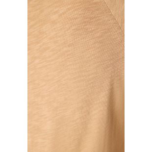 AMERICAN VINTAGE - TEE SONOMA ML COL BATEAU | BEURRE DE CACAHUETE