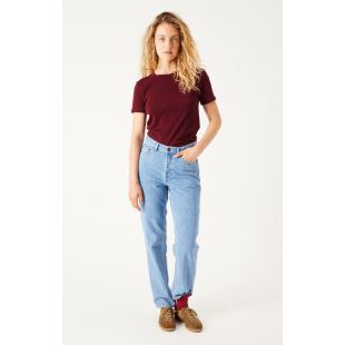 AMERICAN VINTAGE - TEE SONOMA MC COL ROND | CERISIER VINTAGE