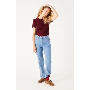 AMERICAN VINTAGE - TEE SONOMA MC COL ROND | CERISIER VINTAGE