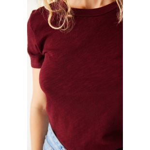 AMERICAN VINTAGE - TEE SONOMA MC COL ROND | CERISIER VINTAGE