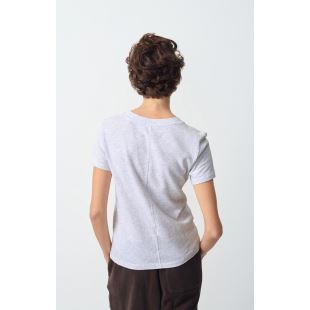 AMERICAN VINTAGE - TEE SONOMA MC COL ROND | ARCTIQUE CHINE