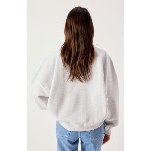 AMERICAN VINTAGE - SWEAT BAPTOWN COL V | GRIS CHINÉ