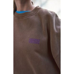 AMERICAN VINTAGE - SWEAT PLIZZY | CHATAIGNIER