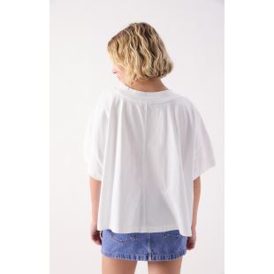 AMERICAN VINTAGE - TEE SHIRT GIXY MC COLD ROND | BLANC
