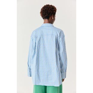 AMERICAN VINTAGE - CHEMISE RINIWAY | VICHY AZUR