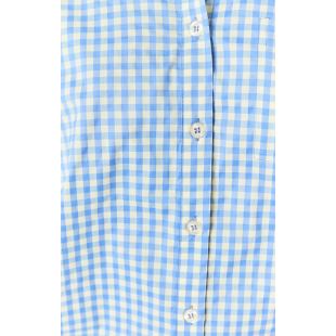 AMERICAN VINTAGE - CHEMISE RINIWAY | VICHY AZUR