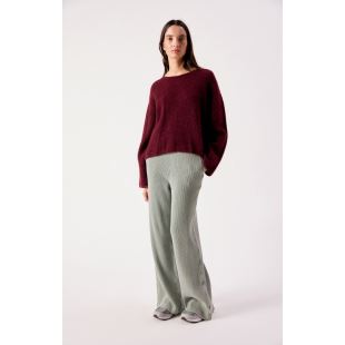 AMERICAN VINTAGE - PULL VITOW COL ROND | GRENAT