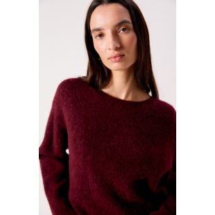 AMERICAN VINTAGE - PULL VITOW COL ROND | GRENAT