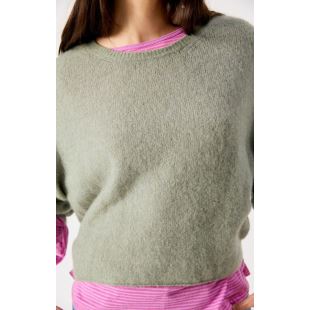 AMERICAN VINTAGE - PULL VITOW COL ROND | KAKI