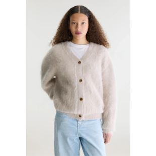 BELLEROSE - CARDIGAN DATURA | LIGHT GREY