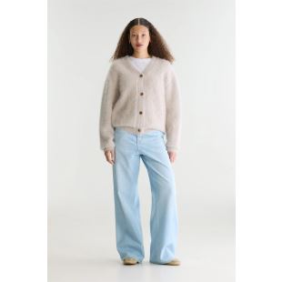 BELLEROSE - CARDIGAN DATURA | LIGHT GREY