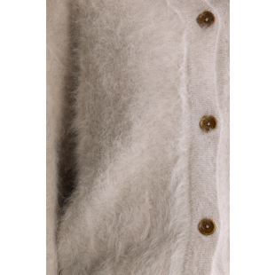 BELLEROSE - CARDIGAN DATURA | LIGHT GREY