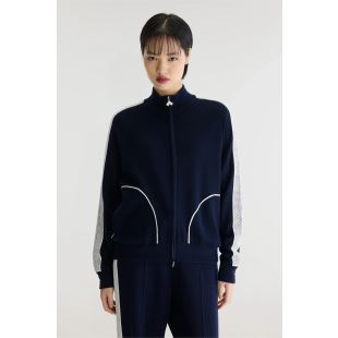 BELLEROSE - CARDIGAN DOUSY ZIPPÉ | MARINE