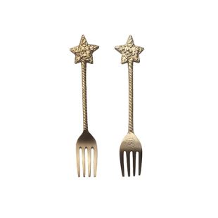 DOING GOODS - SET DE FOURCHETTE DESSERT ÉTOILE