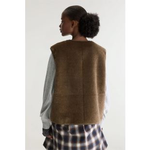 BELLEROSE - VESTE SANS MANCHES ELINOR | MOCCA