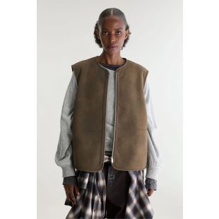 BELLEROSE - VESTE SANS MANCHES ELINOR | MOCCA