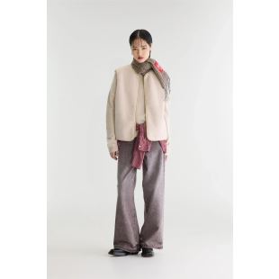 BELLEROSE - VESTE SANS MANCHES ELINOR | NATURAL