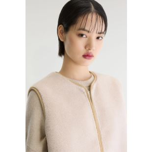 BELLEROSE - VESTE SANS MANCHES ELINOR | NATURAL