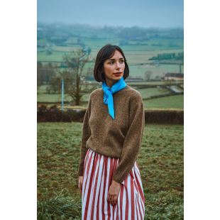 POUDRE ORGANIC - PULL THÉ LAINE | BROWN