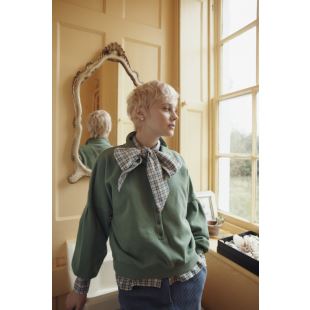 EMILE & IDA - LIGNE FEMME - SWEAT OLIVE