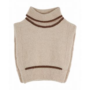EMILE & IDA - LIGNE FEMME - COL PLASTRON | FARINE