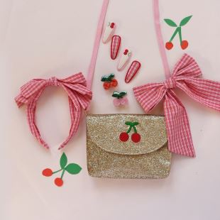 ROCKAHULA - SAC PAILLETTES | CERISE ROUGE