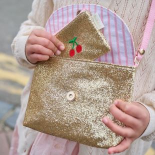 ROCKAHULA - SAC PAILLETTES | CERISE ROUGE