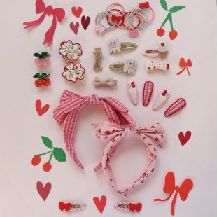 ROCKAHULA - BARRETTE NOEUD ROUGE