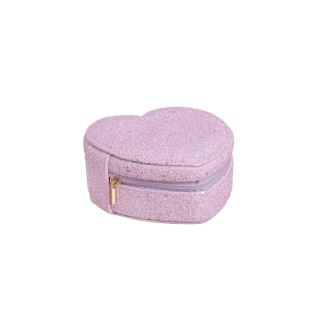 ROCKAHULA - BOITE BIJOUX COEUR PAILLETTES | ROSE