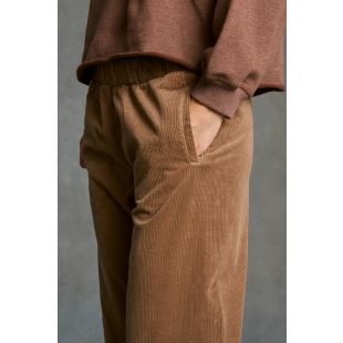 HOD PARIS - PANTALON JIMMY VELOURS | COCONUT