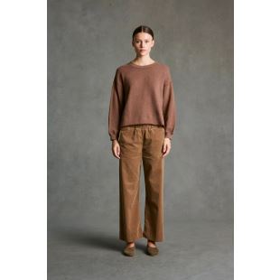 HOD PARIS - PANTALON JIMMY VELOURS | COCONUT