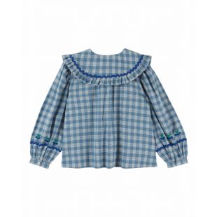EMILE ET IDA - BLOUSE CARREAUX CELESTINE 