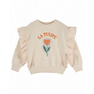EMILE ET IDA - SWEAT VOLANT TULIPE