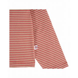 EMILE ET IDA - TEE SHIRT RAYURE FEU