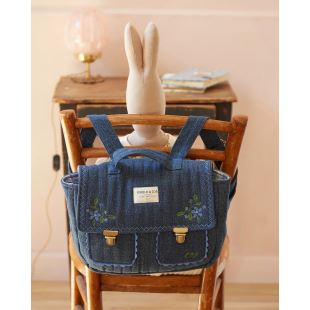 EMILE ET IDA - CARTABLE DENIM