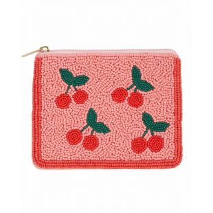 EMILE ET IDA - POCHETTE PERLES CERISE
