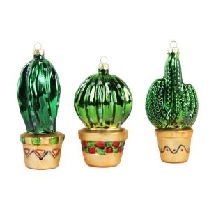 KLEVERING - BOULE DE NOËL - COFFRET CACTUS PAR 3