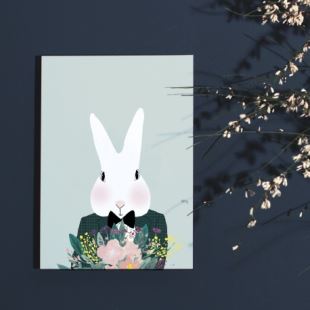 MY LOVELY THING - AFFICHE CAMILLE AUX FLEURS - A3