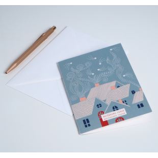 SEASON PAPER - CARTE DOUBLE NIGHT LIGHTS