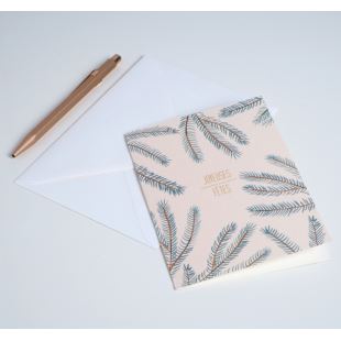 SEASON PAPER - CARTE DOUBLE SOUS LE SAPIN