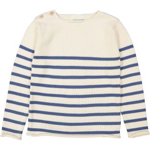 LOUIS LOUISE - PULL AXEL CREAM/BLUE