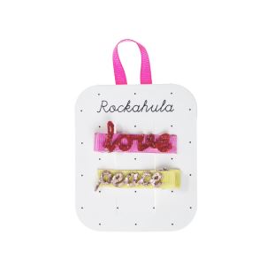 ROCKAHULA - BARETTE PEACE ET LOVE X 2
